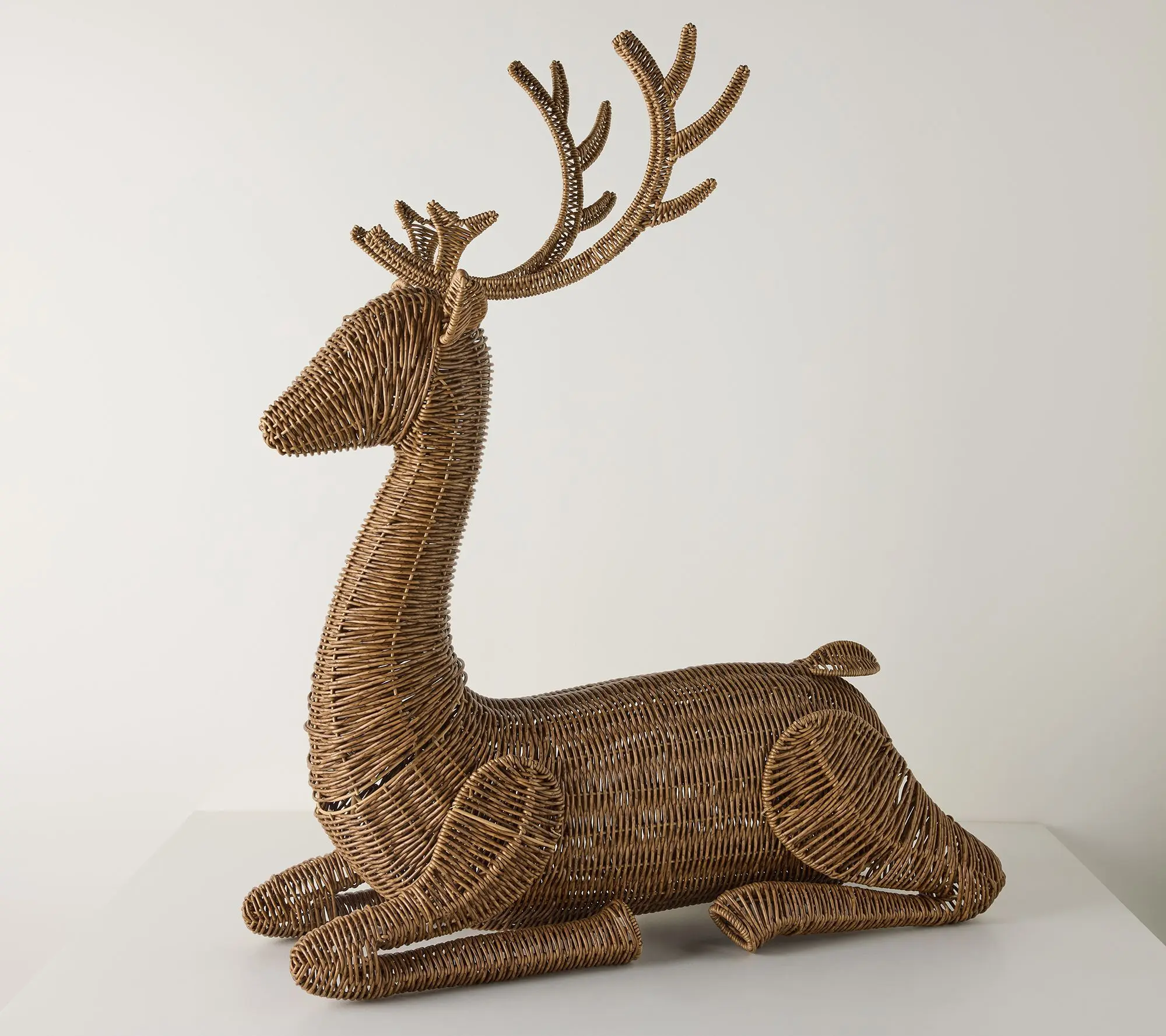 Home Reflections In/Outdoor Wire Sitting Deer Decor