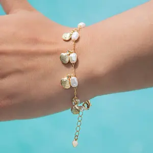 Sandy Pearl-Shell Bracelet