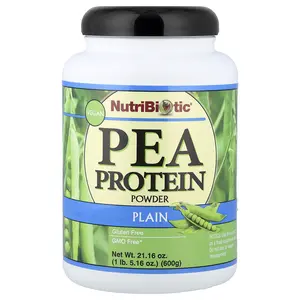 NutriBiotic Pea Protein Powder, Plain, 1 lb 5.16 oz (600 g) NutriBiotic Pea Protein Powder, Plain, 1 lb 5.16 oz (600 g)