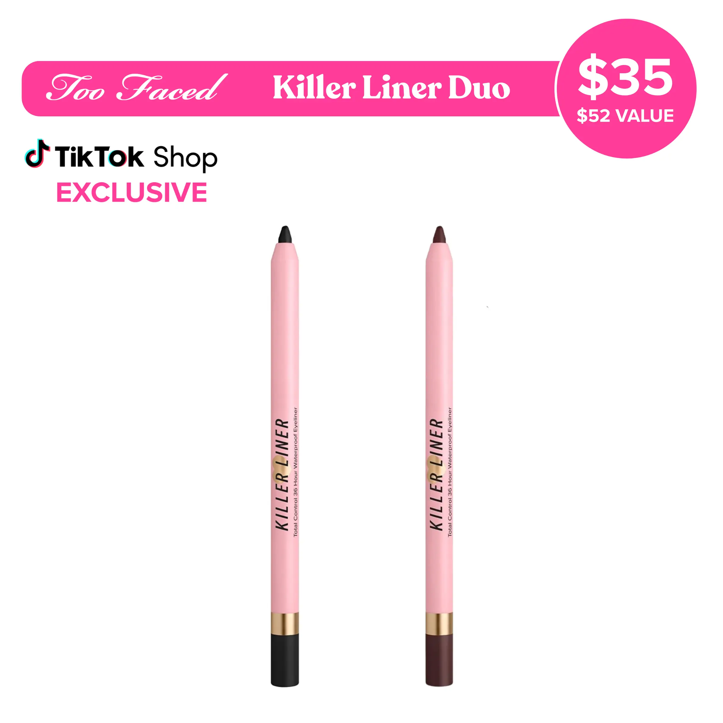 Too Faced Killer Liner Duo