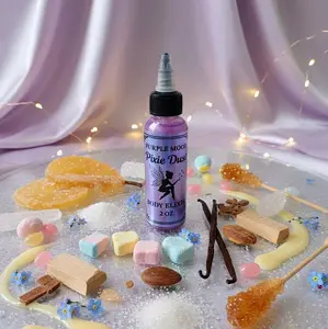 Pixie Dust -infused with forget me nots body glamour elixir