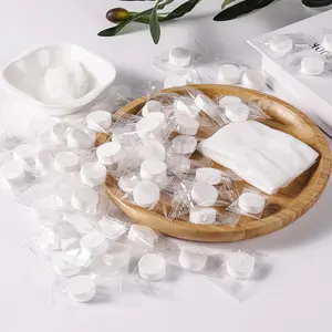 100 Pack Compressed Towels Mini Disposable Compressed Face Towels Portable Camping Towels Paper Towels For Home Travel And Outdoor Activities