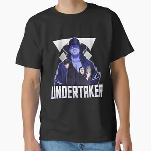 The Undertaker 90s Vintage Bootleg Style Wrestling Classic T-Shirt 100% Cotton Unisex Relaxed Fit Digital Printing No Fading
