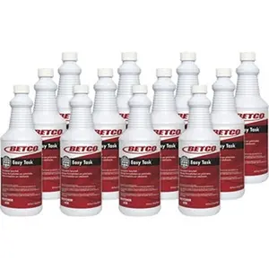 212 MAIN Household Betco Easy Task Thermoplastic Scented Spray Buff (Green, Clean Bouquet Fragrance) - Pack of 12, Floor Finish Repair, Includes Polish Pad