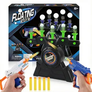 Ball Target Shooting Toy - Exciting Nerf Gun Game Set - Perfect Christmas & Birthday Gift for Teenagers - Gun, Darts & Targets - Dual Power Supply