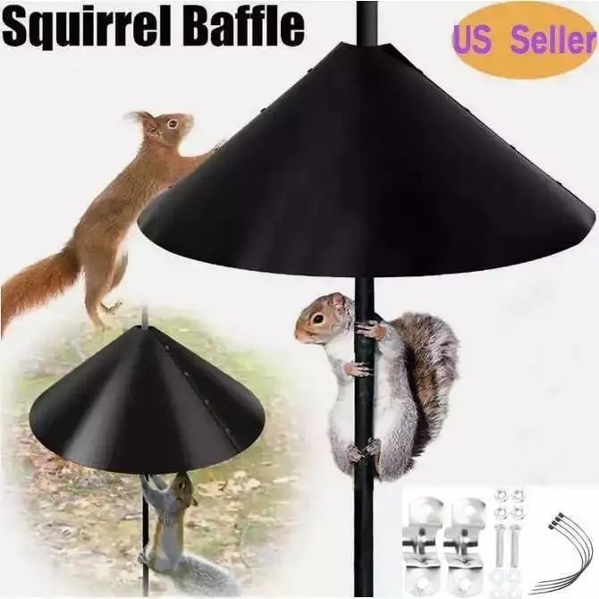 Around Wrap Squirrel Baffle Bird Feeder Squirrel Proof Baffle Wrap