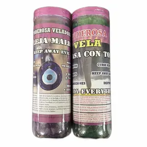 Veladoras para la buena suerte para atraer dinero, quitar malas vibras  candles for good luck to take evil away