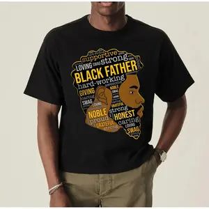 Dark Father T Shirt Tribute to Strength for African American Papis Perfect Father's Day Present