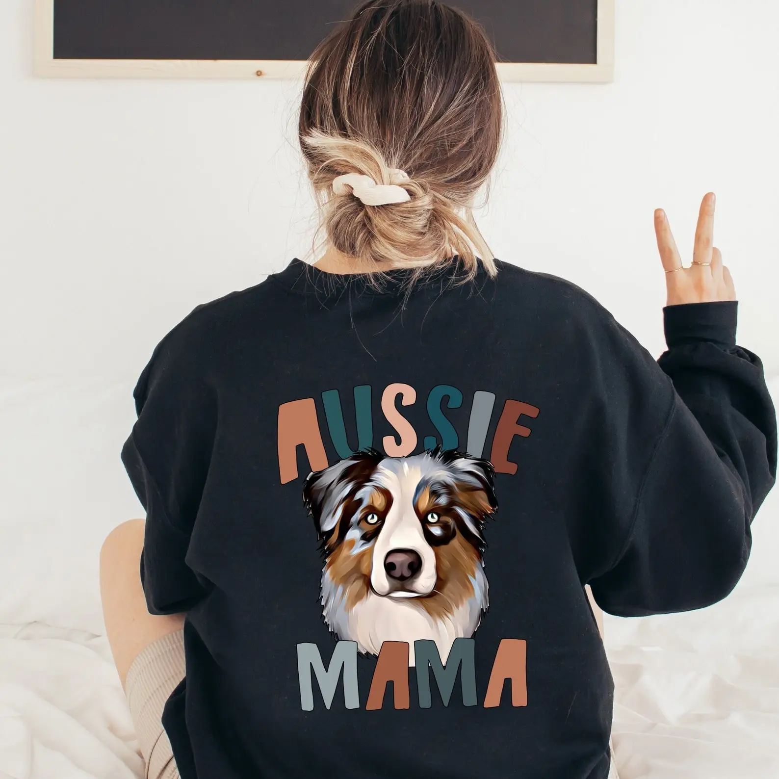 Aussie Mama Sweatshirt, Aussie Mama sweatshirt, Australian Shepherd Sweatshirt, Dog Mom Sweatshirt, Dog Mom Gift