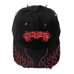 Red Sinner Pierced Hat