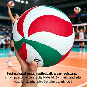 5 Size PU Volleyball, Ideal for Students and Adults, Indoor Outdoor Use, Perfect for Competition and Training, Volleyball Balls