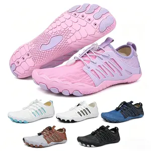 Senior-Friendly Comfortable Casual Sneakers, Soft Cushioned Breathable Mesh Shoes with Adjustable Quick Laces, Non-Slip Footwear for Elderly, All-Day Foot Pressure Relief for Daily Activities,, Multi-Color Options