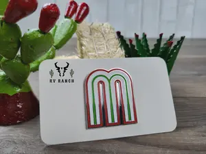 Mexico logo M Pin For hat, cap accessories