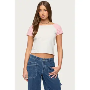 Liva Contrast Raglan T Shirt