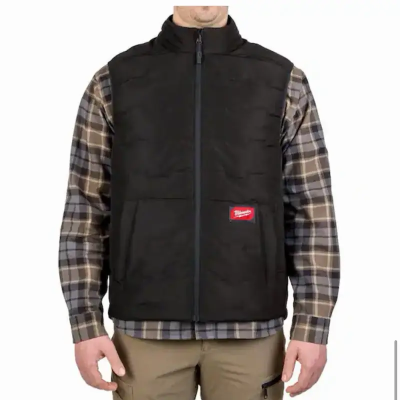 Milwaukee Men's Medium Black FREEFLEX Lightweight Insulated Vest
