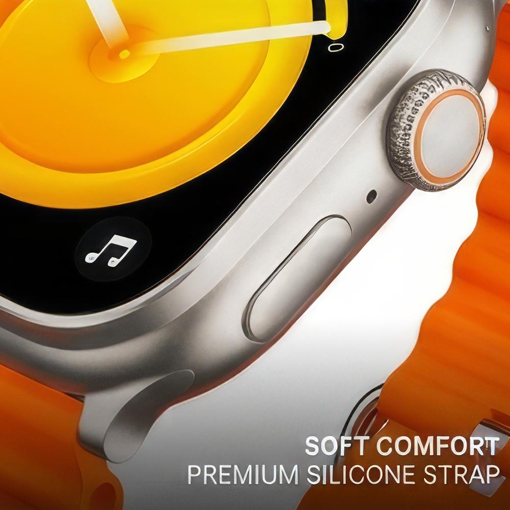 W&O Smart Watch Multiple Sport Mode, Message Reminder, Fitness Wearable, IP67 Waterproof Touch Screen Watch, Sleep Monitoring, Multifunctional Smart Watch with High Battery Life, GPS Bluetooth Call, 4 Straps,Gif