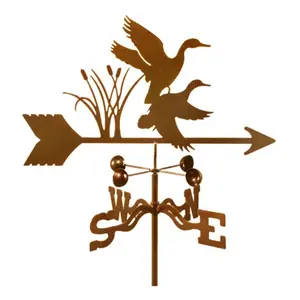 EZ Vane  Ducks Bird Weathervane with Post Mount