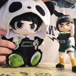 Attribute Rock Lee 20 Cm Plush Doll Animal Anime Handsome Boy Cosplay Stuffed Body Dress Up Cotton Doll Clothes Mascot Gift Xmas