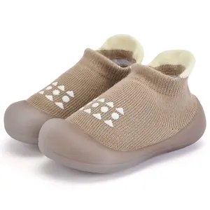 Baby Sock Shoes Infant Shoes Baby Slippers Newborn Crib Shoes Toddler Shoes for 6 9 12 24 36months Baby Boys Girls Shoes Indoor Outdoor Adorable Walking Shoes Lightweight Breathable Durable little kids Sneakers for 0 1 2 3yrs old