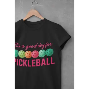 Pickleball Women's Favorite Tee - Fun Graphic Shirt for Enthusiasts Casual Colorful Fitted Athletic Top
