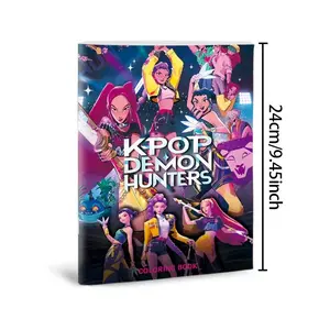 (5 Books) Kpop Devil Hunter Coloring Book, Picture Book, Drawing Book, Line Art, Birthday Gift, Fun Activity for Kids