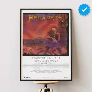 Megadeth Poster | Peace Sells... But Who's Buying Poster | Album Poster Prints | Wall Decor Posters | Album Cover | Metal Music Poster