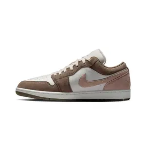 Jordan 1 Low Olive Grey Enigma Stone Men's 553558-046 New Sneakers
