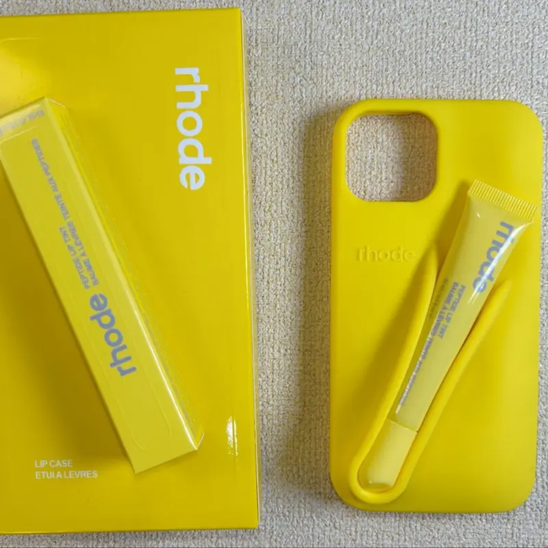 Portable Lipstick Phone Silicone Case, Fits iPhone 17/11/12/13/14/15/16 Pro Max Plus, Soft Shell Lollipop Design, Protective Cover