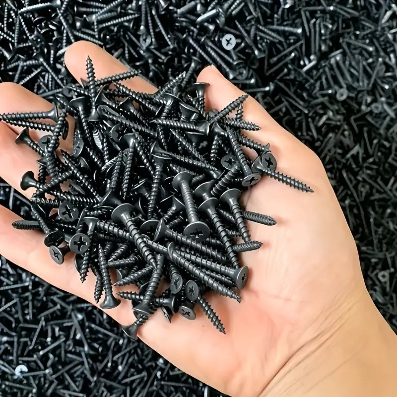 80 High-strength Hardened Cross Countersunk Self Tapping Screws, Gypsum Board Screws, And Lightweight Keel Woodworking Screws, Suitable for Furniture Maintenance And Fixing Items