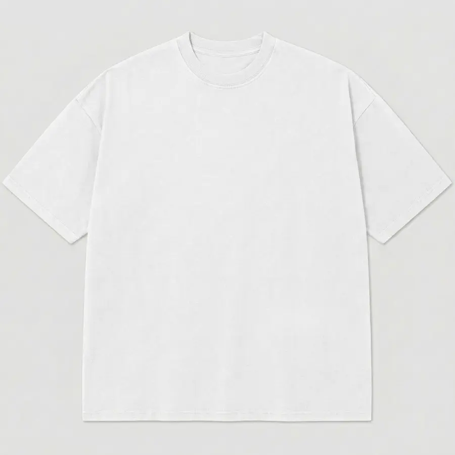 Premium Blank T Shirt, Heavyweight Cotton Tee, Oversized Streetwear, Unisex Casual Basic Top, Everyday Essential