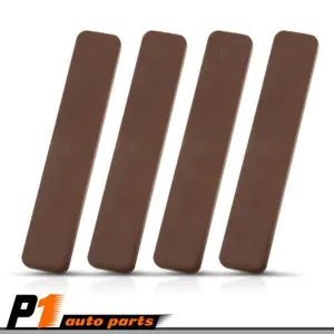 (4-Piece Package) 5.5” Brown Composite Decking Board End Caps, Plastic Car Exterior Decoration Accessories