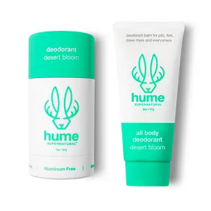 Hume Supernatural Mixed All Body Deo Duo - - Plant-Based Probiotic-Powered Deodorant, All Body Deodorant, and Dry Body Oil Best Selling Combo Pack