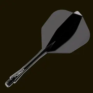 Winmau Fusion Integrated Flight & Shaft #6 Standard - Medium - Black