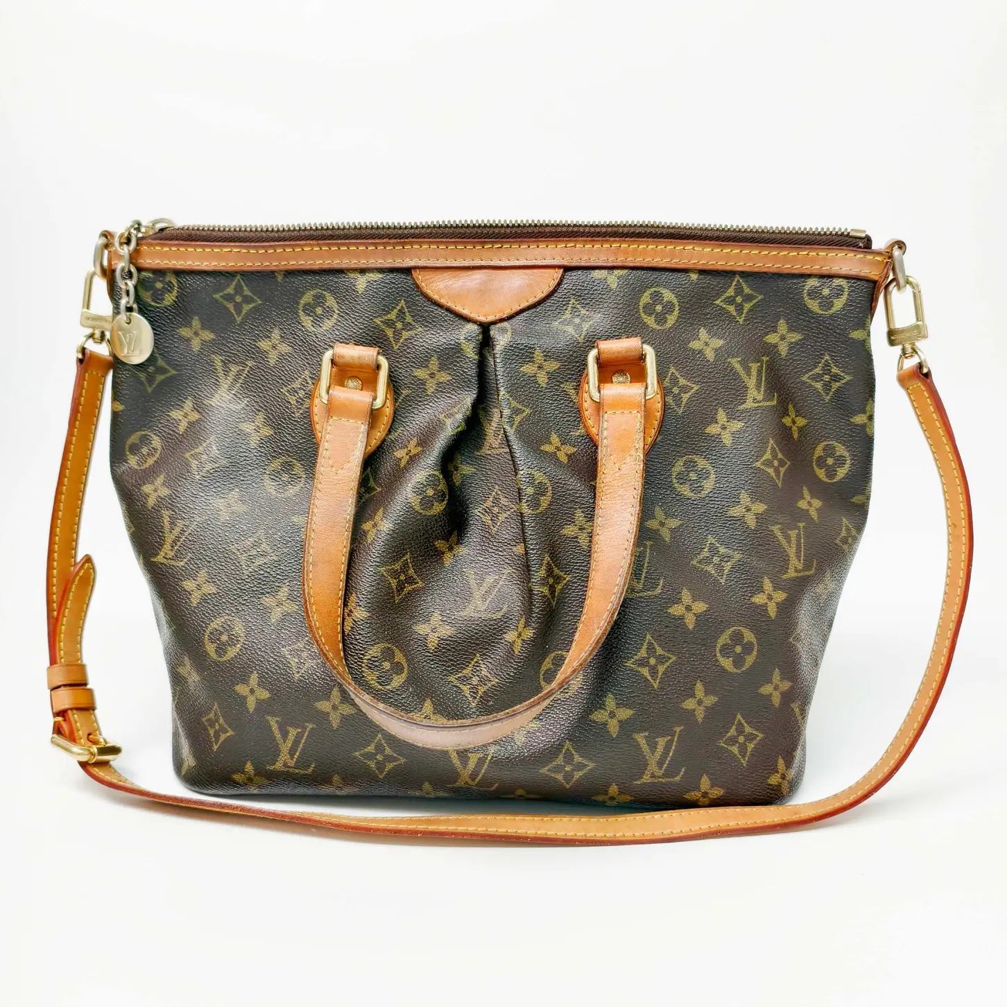 Pre-owned Louis Vuitton LV Palermo Classic Monogram Base Length 30cm 2009 N24574492 hdzwx