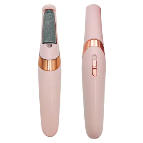 Cordless Electric Foot Callus Remover - Rechargeable Waterproof Self Care Gadgets for Women, Adjustable At-Home Pedicure Tool with 2-Speed Motor, LED Light, Dual Rollers, Storage Case, USB Cable, Batteries, Smooth Cracked Heels & Dead Skin, Mom Gift
