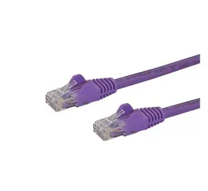 Startech N6PATCH8PL 8 ft. Cat6 Ethernet Patch Cable with Snagless, Purple