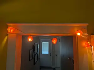 Halloween Hanging Pumpkin Lights — Mini Jack‑O’‑Lantern String Lights