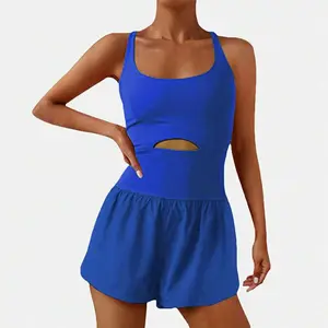 Movement Runsie Romper, Preppy Athletic Romper, Yoga Romper, Gym Outfit Quick Dry Water-Resistant Breathable Comfortable Unisex Man Woman