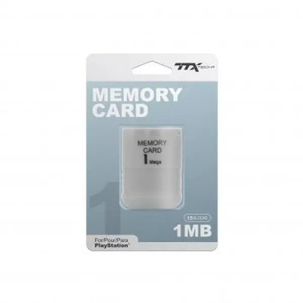 TTX Tech 1MB Memory Card for Playstation