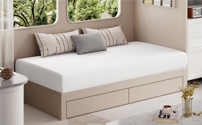 【Cooling】Yaheetech Gel-Infused Memory Foam Mattress 8/10/12 Inch Medium Firm Twin/Full/Queen Size with Green Tea Scent 【Cooling】Yaheetech Gel-Infused Memory Foam Mattress 8/10/12 Inch Medium Firm Twin/Full/Queen Size with Green Tea Scent