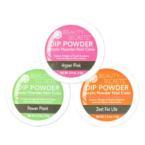 Beauty Secrets Neon Dip Powders, .5 Ounce