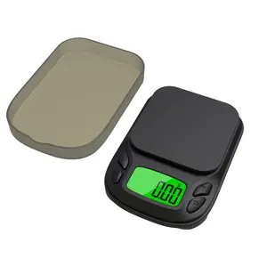 Digital Pocekt Scale 1000g x 0.1g Jewelry Gram Silver Gold Pocket Size Grain T4