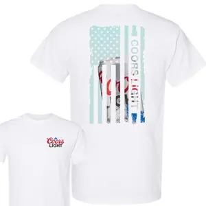 Coorss Light Us Flag T-shirt,Summer T-Shirt,Full Color Tshirt, Unisex T-Shirt, For Men, For Women
