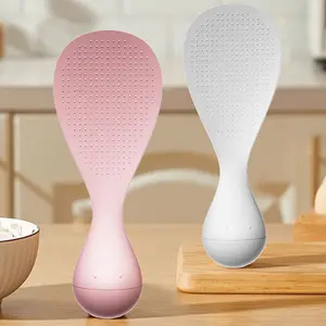 Anti-Stick Rice Spoon, New Home Standing Non-Scratch Serving Spoon, Easy Clean Kitchen Utensil, Durable & Convenient