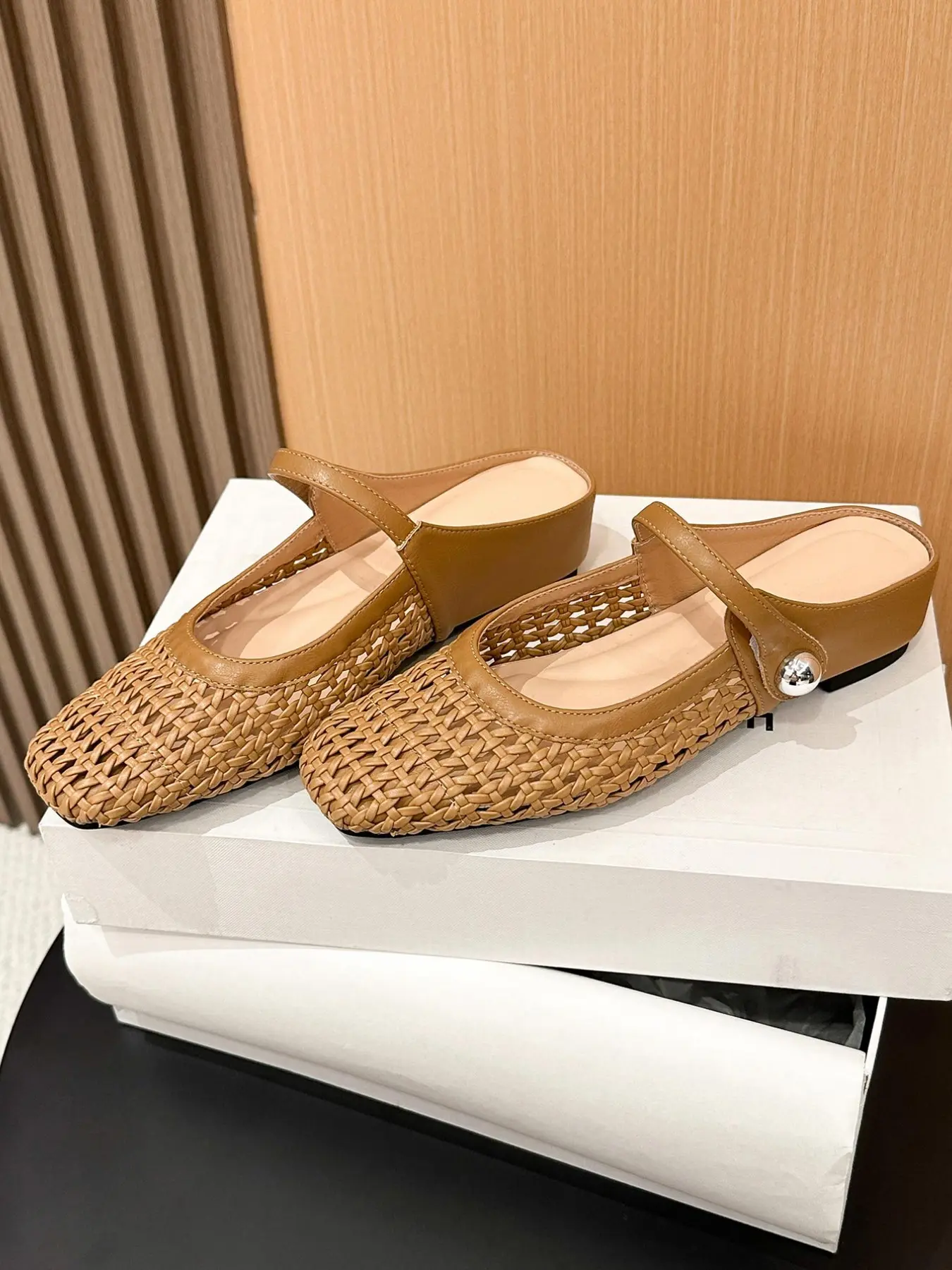 backless dress shoes for women womens low kitten heel mules slip closed square toe backless