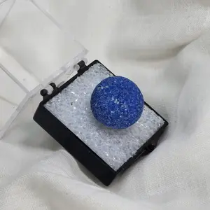 Azurite Blueberry Morenci , Arizona Azurite Ball Azurite Specimen ABM22L