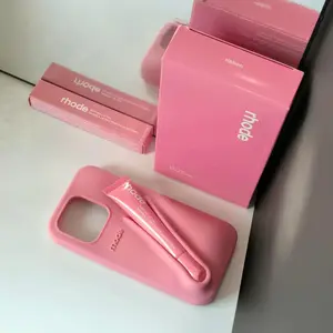 Rhode Silicone Phone Case with Lip Balm Holder for iPhone 11 12 13 14 15 16 17 Pro Max