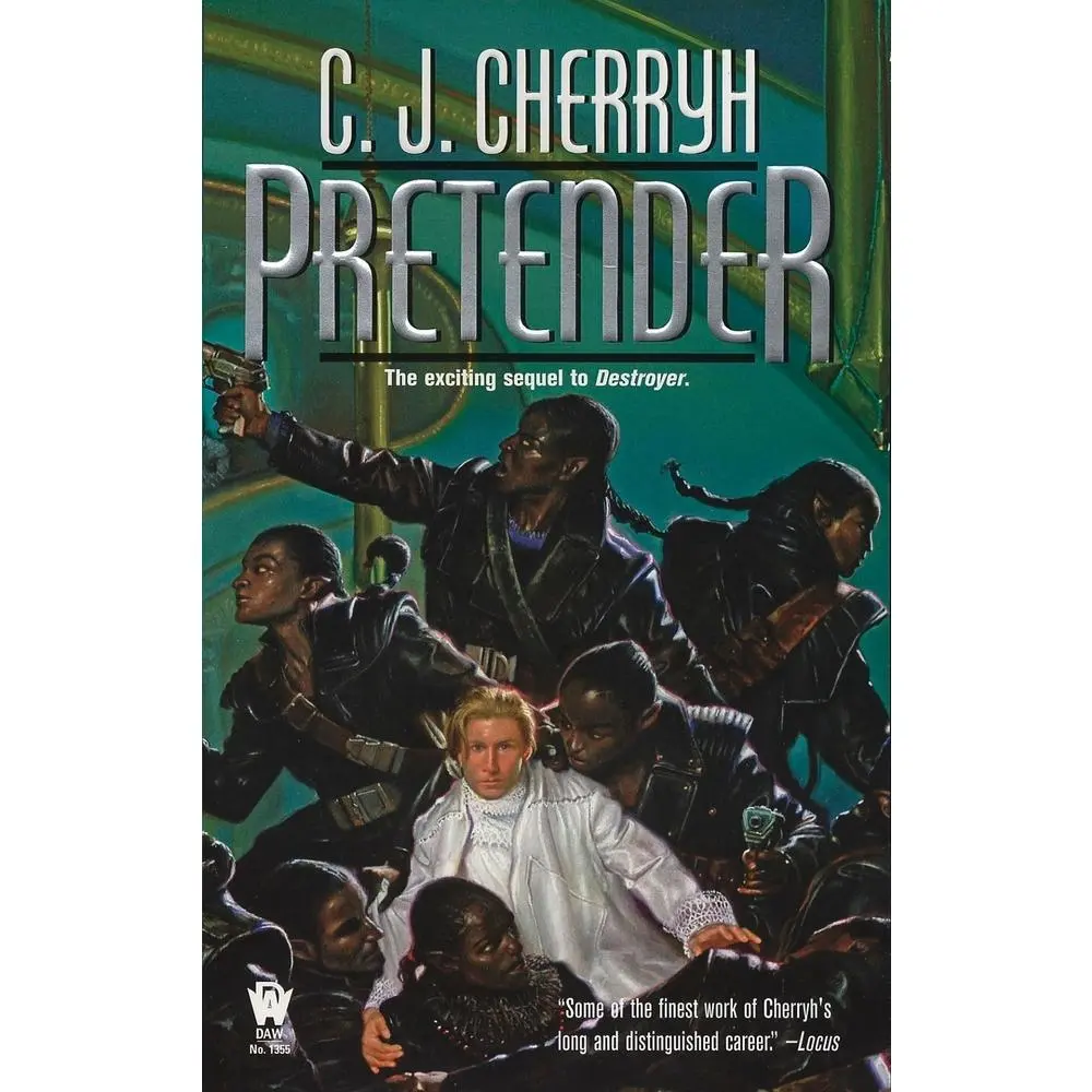 Used Good Book - Pretender by C.J. Cherryh (Mass Market Paperback, 8th Foreigner Novel, Civil War-Themed, English Language, First Contact, Alien Contact, Dust Cover Intact, for Genre Readers)