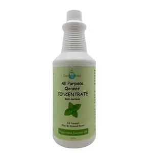 EarthSential Peppermint Plant-Based All-Purpose Cleaner Concentrate, 32 oz (Makes 64 Bottles)