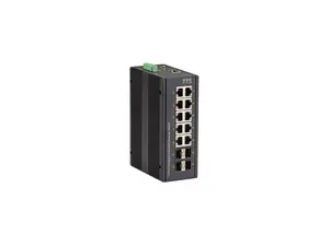 Black Box LIG1014A 14-Port Industrial Gigabit Ethe Rnet Switch Managed Extreme Temp.